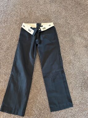Dickies Black Men’s Chinos with Cream Waistband Accents